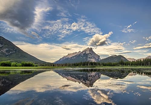 Mountain Lake 34 Landscape Print