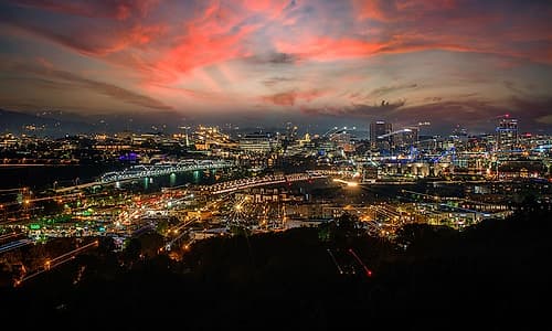 Northshore Lights Sunset Photography Print