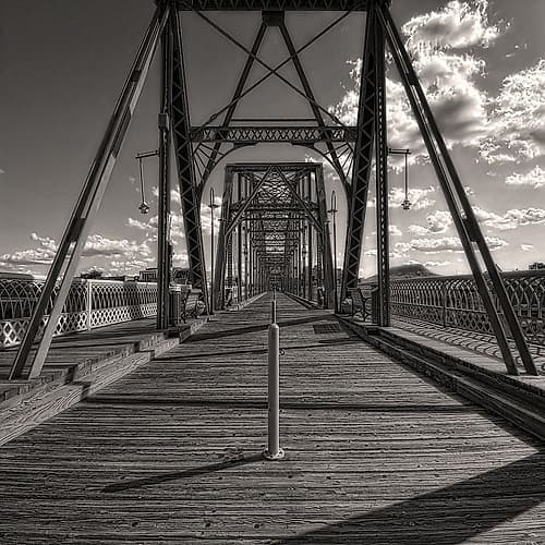 Walnut Walk Glamour BW Landscape Print