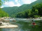 Whitewater Raft Art Print