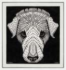Dogs Head_Julie de Graag Art Print