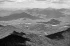 Monochrome Mountains Art Print