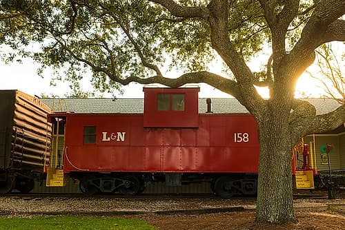 Caboose Landscape Print
