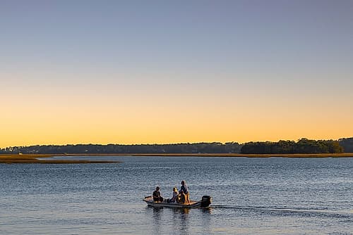 Golden Hour Outing Coastal Print