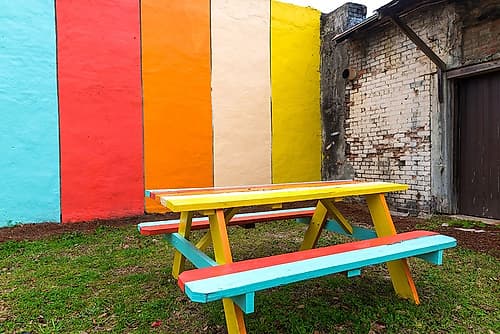 Picnic Mural 3 Watermark Art Print