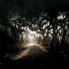 Road in the Woods 3 Art Print