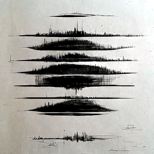 Waveform 8 Art Print by Screendoor
