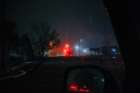 A Foggy Night 2 Art Print