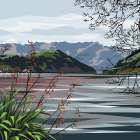 Barrys Bay, Akaroa - by Mitchell, Ira | Image Vault | Mitchell, Ira