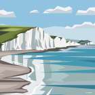  White Cliffs of Dover - by Mitchell, Ira | Image Vault | Mitchell, Ira