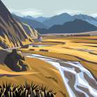 Molesworth River - by Mitchell, Ira | Image Vault | Mitchell, Ira