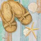 Braided Sandals I Art Print