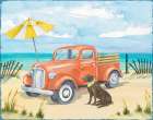Beach Truck II Art Print