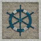 Nautical Basketweave I Art Print