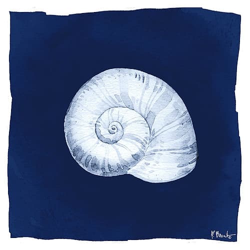 Dark Sea IV Coastal Print