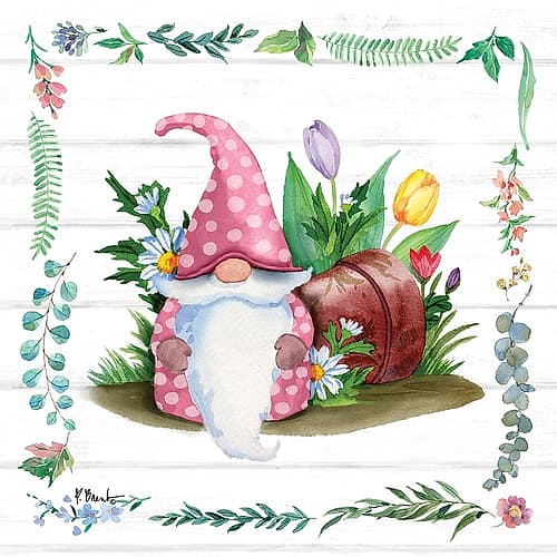 Spring Gnome I Art Print