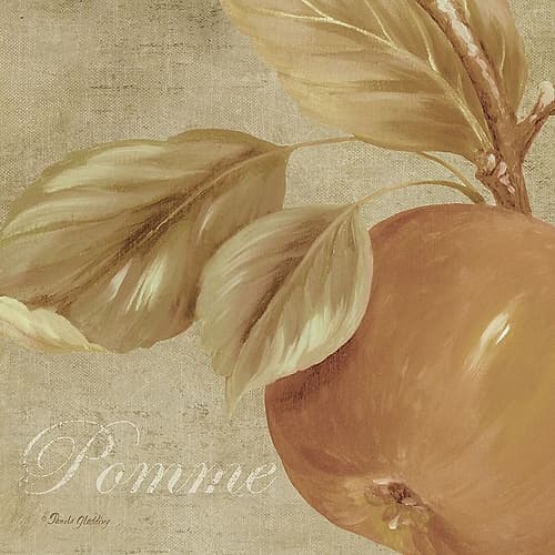 Pomme Grey Food Print