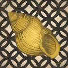 Gold Shells IV Art Print
