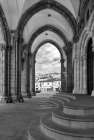 Evora Cathedral BW Art Print
