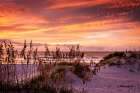 Fiery Beach Sunrise Art Print