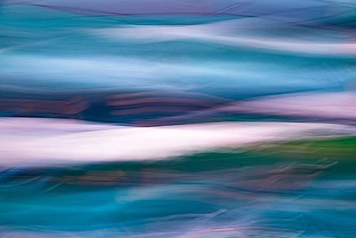 Waves of Blue I Art Print