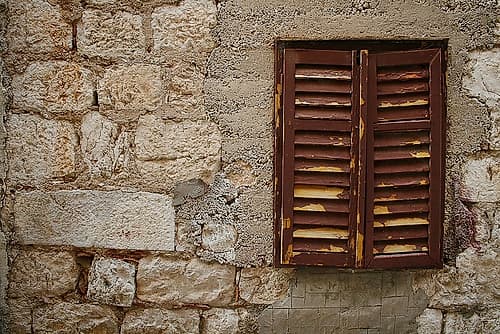 Croatia Window I Art Print