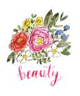 Floral Bouquet Beauty Art Print