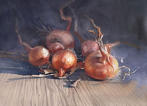 Onion Art Print