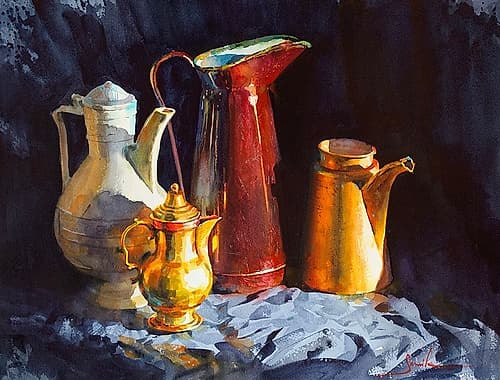 Oriental still life Food Print
