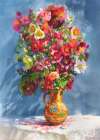 Flowers Malva Art Print