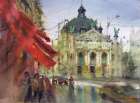 Harmony of Stone Operatic Magnetism of the Old City Art Print