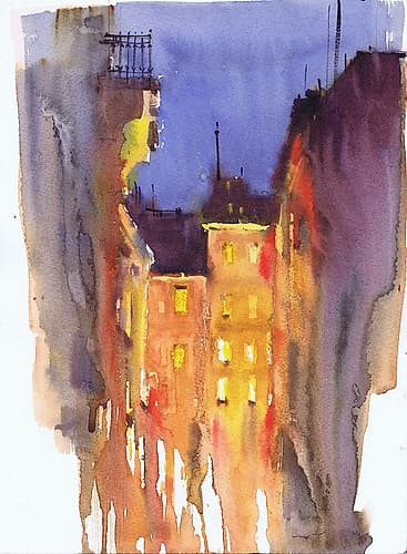 Architectural Symphony in Stone Art Print