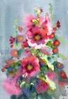 Flowers Malva Art Print