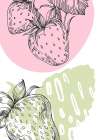 Play of light ├óΓé¼ΓÇ¥ strawberry Art Print