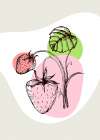 Strawberry Art Print