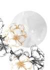 Sakura flowers minimal art Art Print