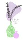 Lavender flowers Art Print