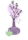 Lavender flowers Art Print