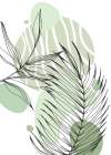Tropical flowers exotic plants Art Print
