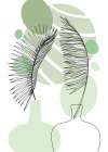 Tropical flowers exotic plants Art Print
