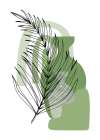 Tropical flowers exotic plants Art Print