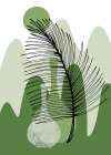 Tropical flowers exotic plants Art Print