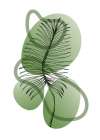 Tropical flowers exotic plants Art Print