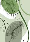 Tropical flowers exotic plants Art Print