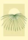 Palm leaves exotic plants Art Print