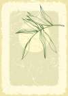 Palm leaves exotic plants Minimalist Print