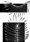 Palm leaves exotic plants Art Print