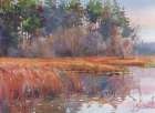 Watercolor landscape painting 42 Art Print