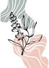 Lavender flowers Art Print