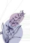 Lavender flowers Art Print